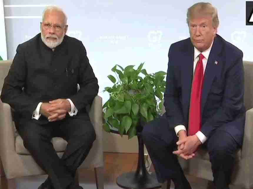 PM Narendra Modi meets US President Donald Trump, first since Article 370's repeal from Jammu and Ka