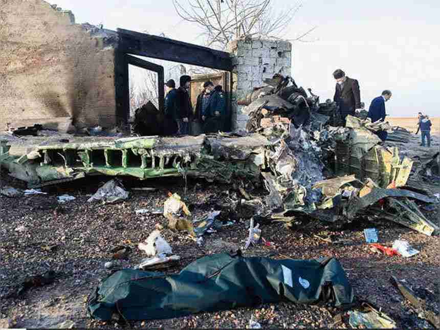 युक्रेंनचं विमान चुकून पाडलं; इराणी लष्कराची कबुली 